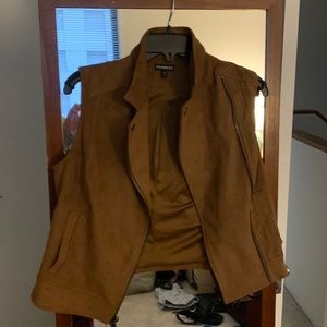 Brown Velvet Vest